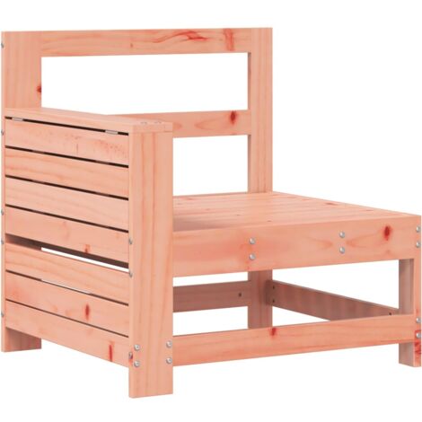 Canapé de jardin accoudoir avec table d'appoint massif douglas