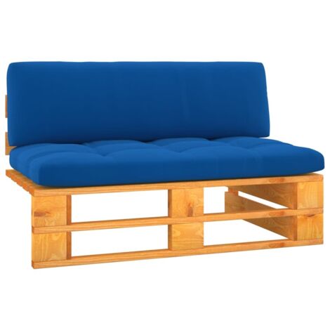 Canapé de jardin central palette  Sofa Banquette de jardin Marron miel Bois pin imprégné 34641