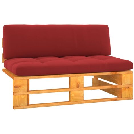 Canapé de jardin central palette  Sofa Banquette de jardin Marron miel Bois pin imprégné 45355