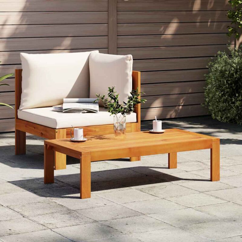 Vidaxl - Salon de jardin avec coussins 2 pcs bois massif acacia