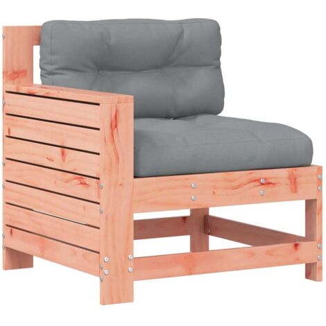 Canapé de jardin,Canapé d'extérieur,Sofa de jardin accoudoir avec coussin bois massif douglas CFW626932