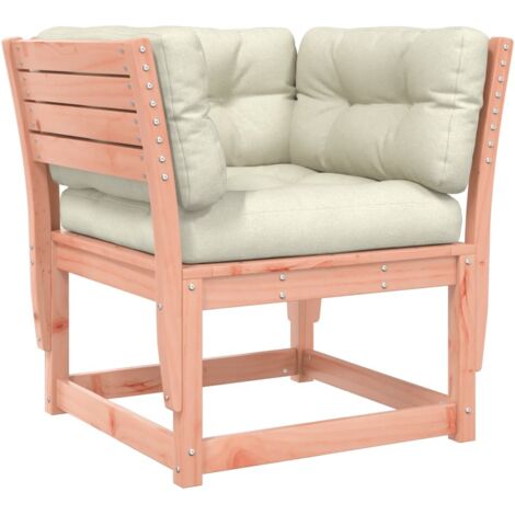 Canapé de jardin,Canapé d'extérieur,Sofa de jardin accoudoirs avec coussins bois massif douglas CFW341110