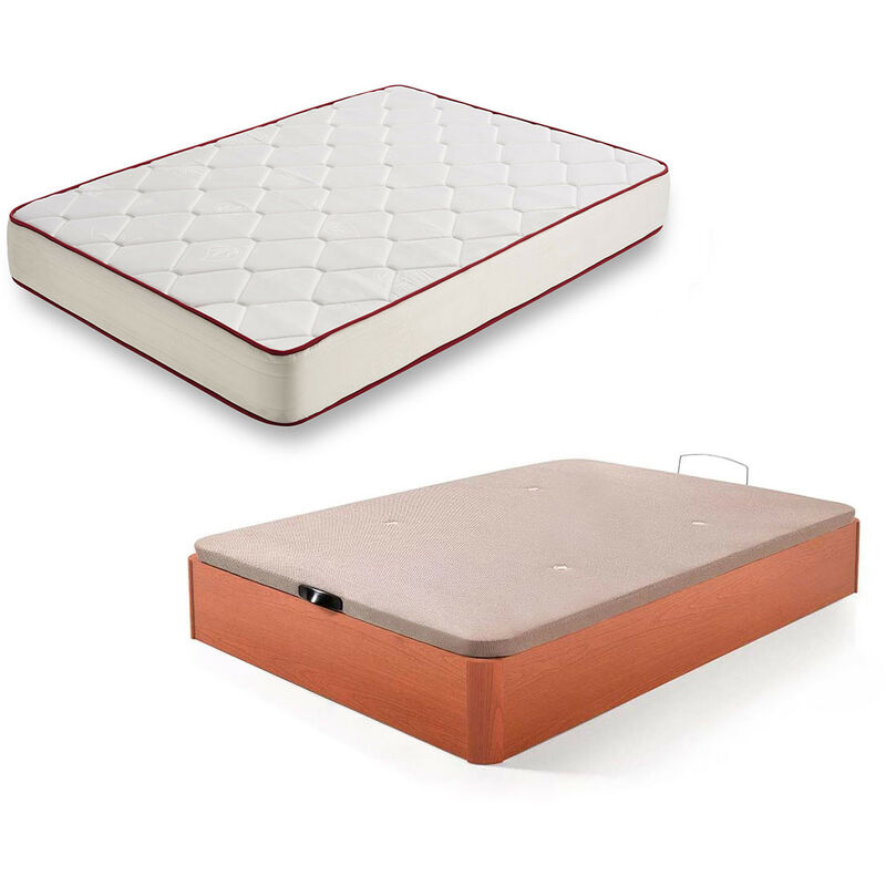 

Canape De Madera + Colchon Viscoferta-90x190-wengue