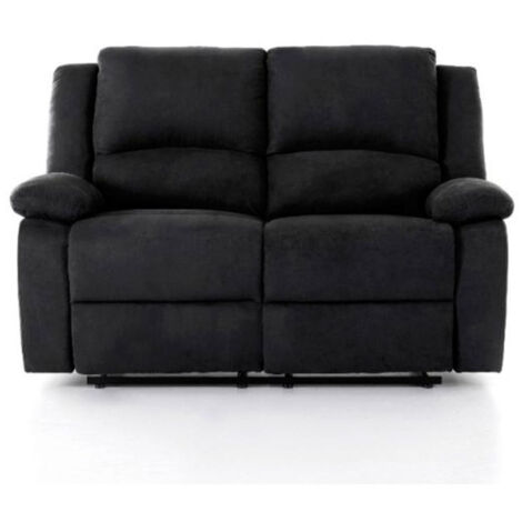 Canapé de Relaxation Microfibre "Polo" 143cm Noir