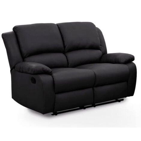 Canapé de Relaxation "Polo" 143cm Noir