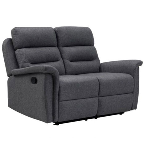 Canapé de Relaxation Tissu "Katonio" 140cm Gris Foncé
