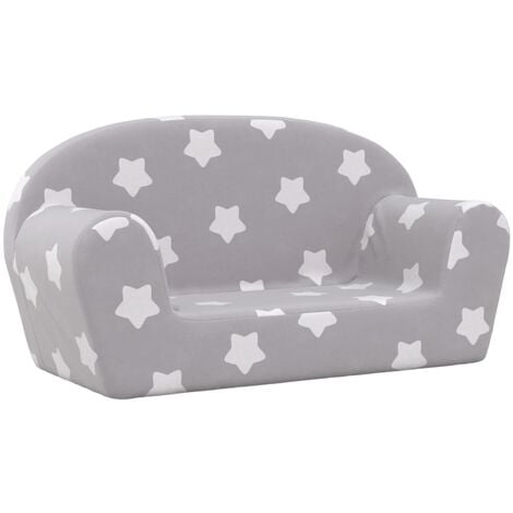 Mini canapé-lit enfant vert Étoiles blanches