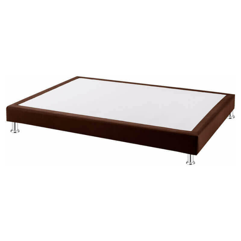 

Canapé colchón fijo láminas tela poli-piel altura 16 cm | 160x190cm - Wengue