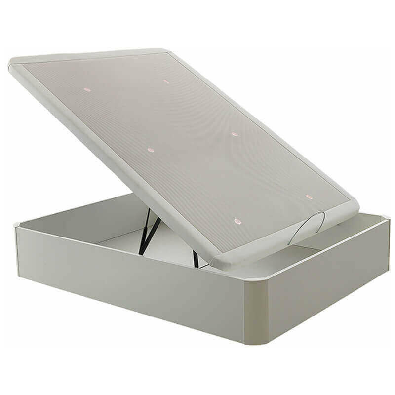 

Arcón abatible Evoque gran capacidad altura 38 cm | Blanco - 105x190cm - Relax