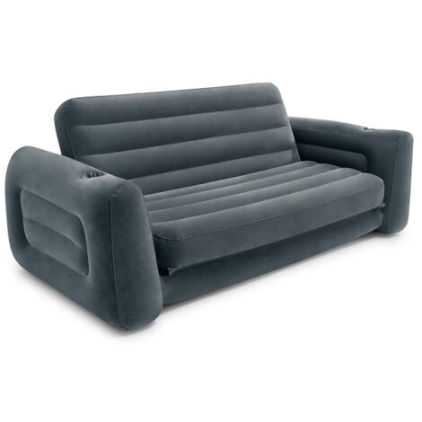 Canapé gonflable convertible 2 places Intex Noir