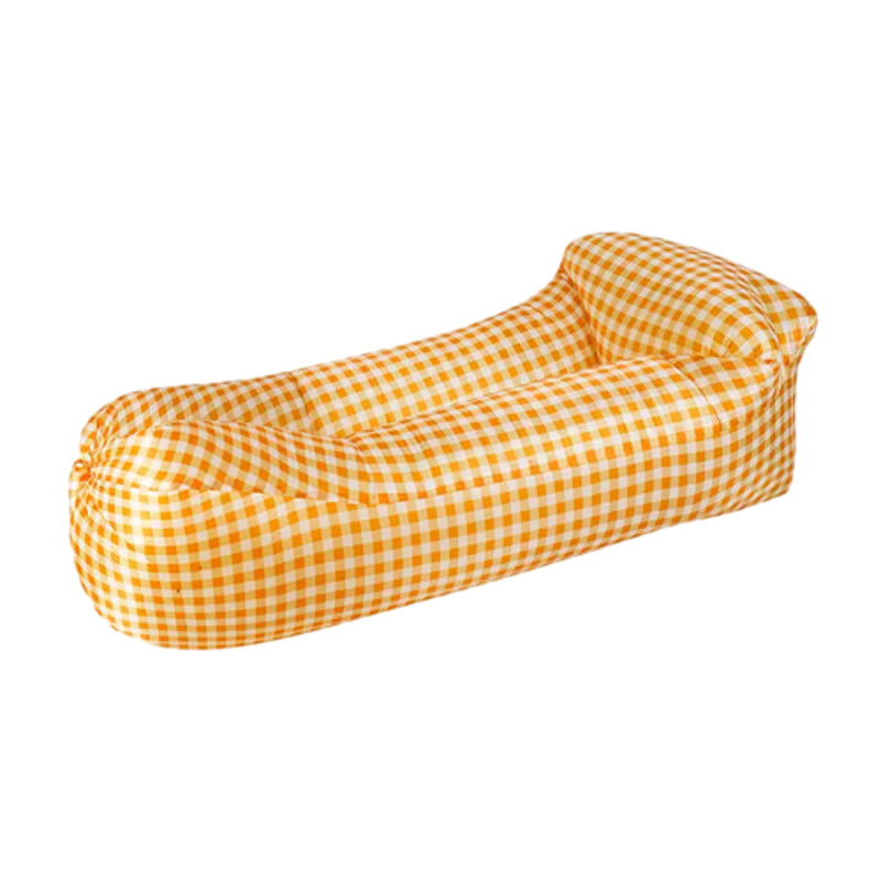 Canapé gonflable d'extérieur en tissu Oxford épais, peut s'asseoir et s'allonger pour le camping adulte, canapé à air portable avec sac de