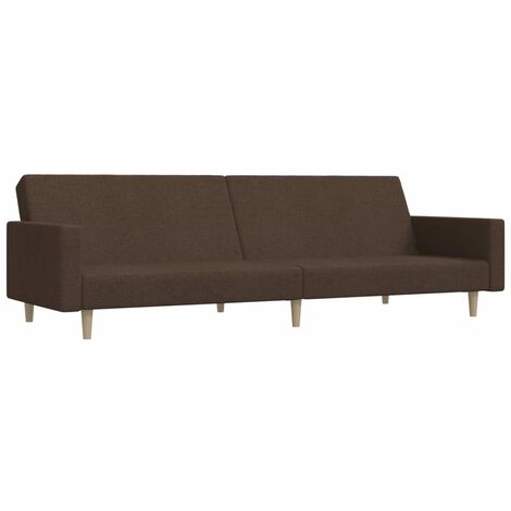 vidaXL Lit de Jour à 2 Places Tissu Lit d'Invité Salle de Séjour Multicolore
