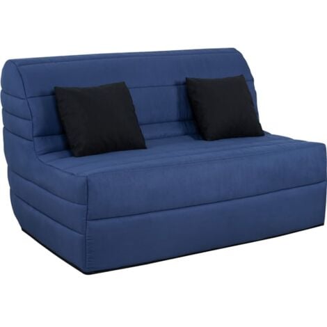 UB DESIGN SALON CONVERTIBLE BZ UB DESIGN CALY-BZ-140-P-MARINE - Bleu