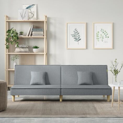 Canapé-lit  Canapé convertible  Fauteuil-lit à gris clair tissu DRT4276