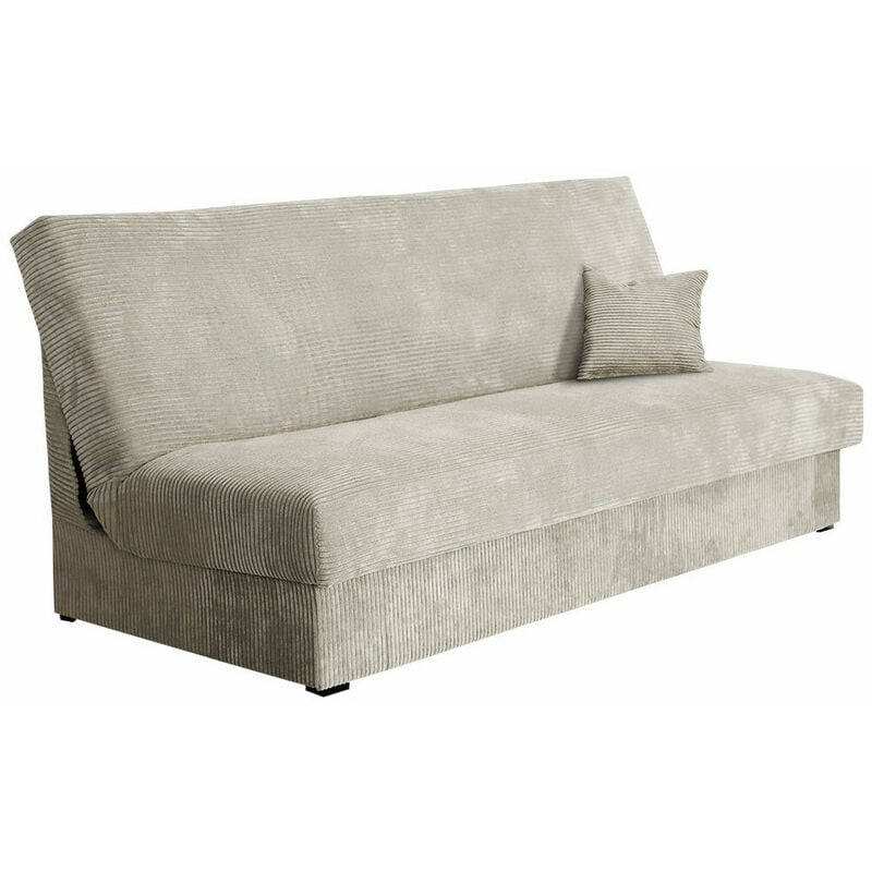 Mobilier1 - Canapé convertible Columbus 119, Poso 100, Boîte de literie, 0, 80x175x80cm