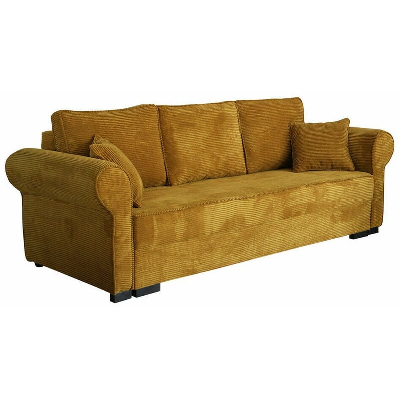 Canapé convertible Columbus 130, Poso 1, Boîte de literie, 0, 92x234x92cm