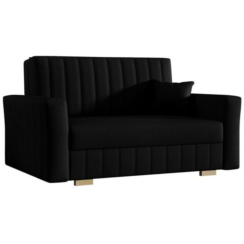 Mobilier1 - Canapé convertible Columbus 136, Kronos 07, Boîte de literie, 0, 85x145x98cm, Mobilier déjà assemblé