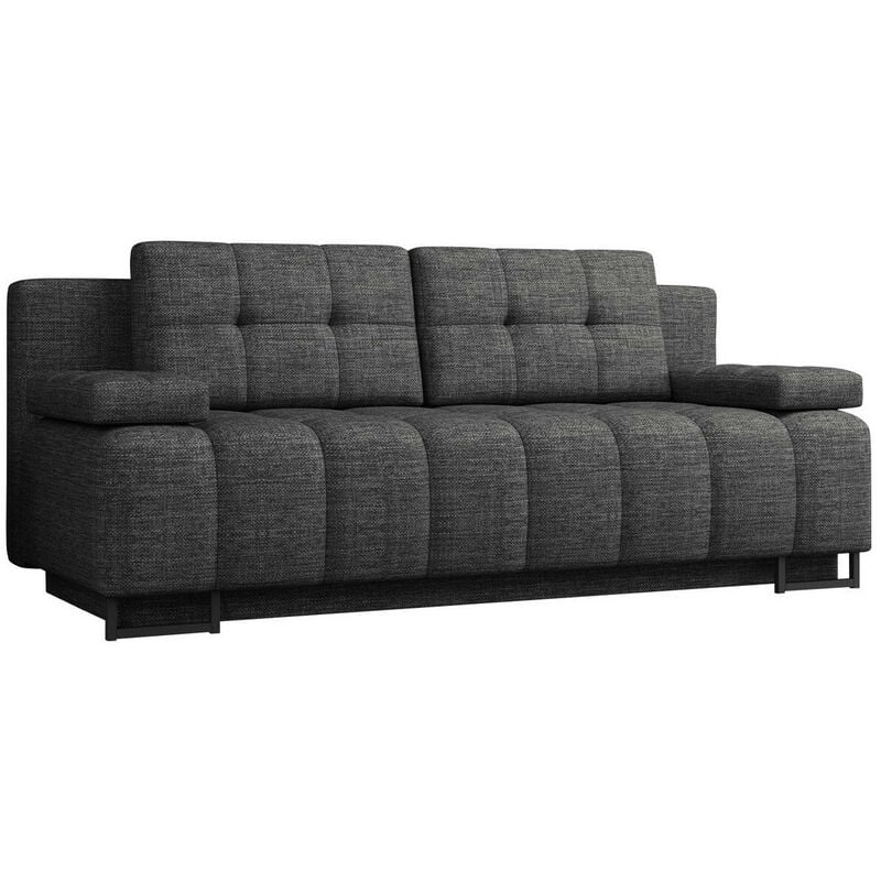 Mobilier1 - Canapé convertible Columbus 151, Lux 06, Boîte de literie, 0, 90x200x90cm, Mobilier déjà assemblé