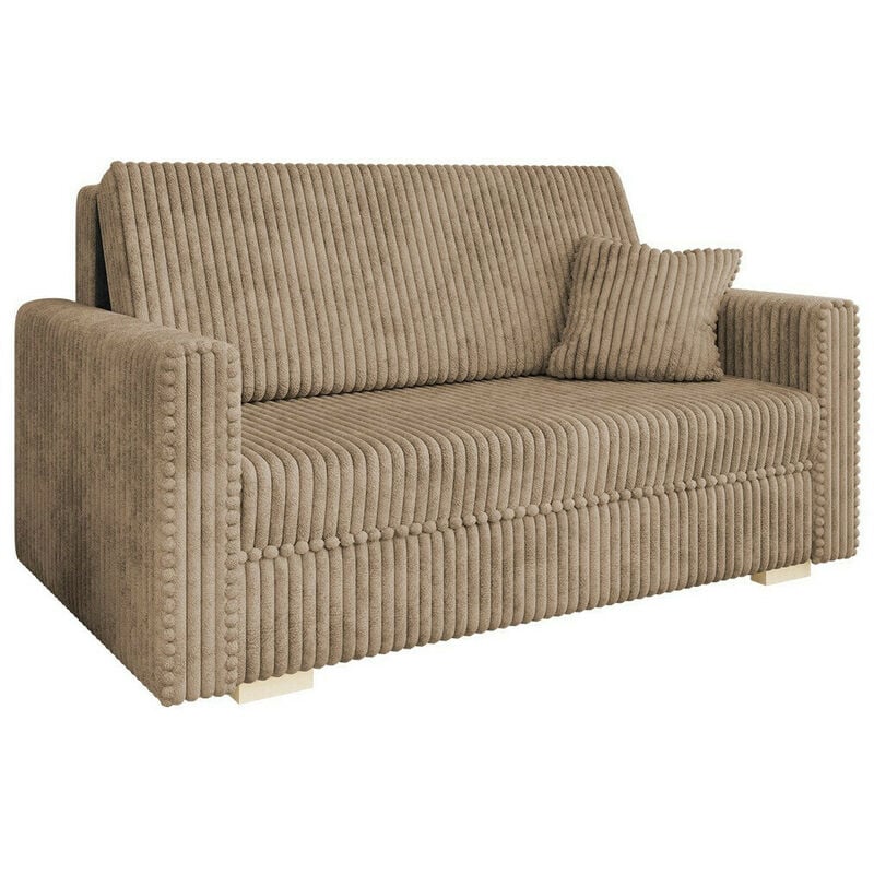 Mobilier1 - Canapé convertible Columbus 205, Tilia 17, Boîte de literie, 0, 85x153x100cm