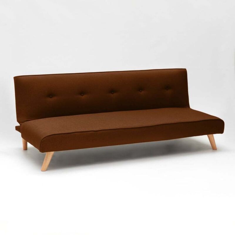 Modus Sofà – Canapé convertible 2 places clic clac en tissu polyester – Dimensions 178x82x70cm – Mécanisme clic-clac – Confort optimal pour salon