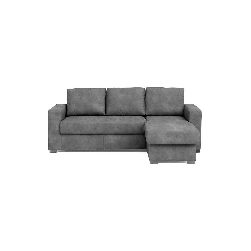 Minimax - Canapé lit Cristiano réversible avec tiroir et coffre