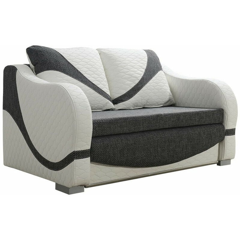 Mobilier1 - Canapé convertible Decatur 102, Rombix 017 + Lawa 17, Boîte de literie, 0, 90x147x93cm