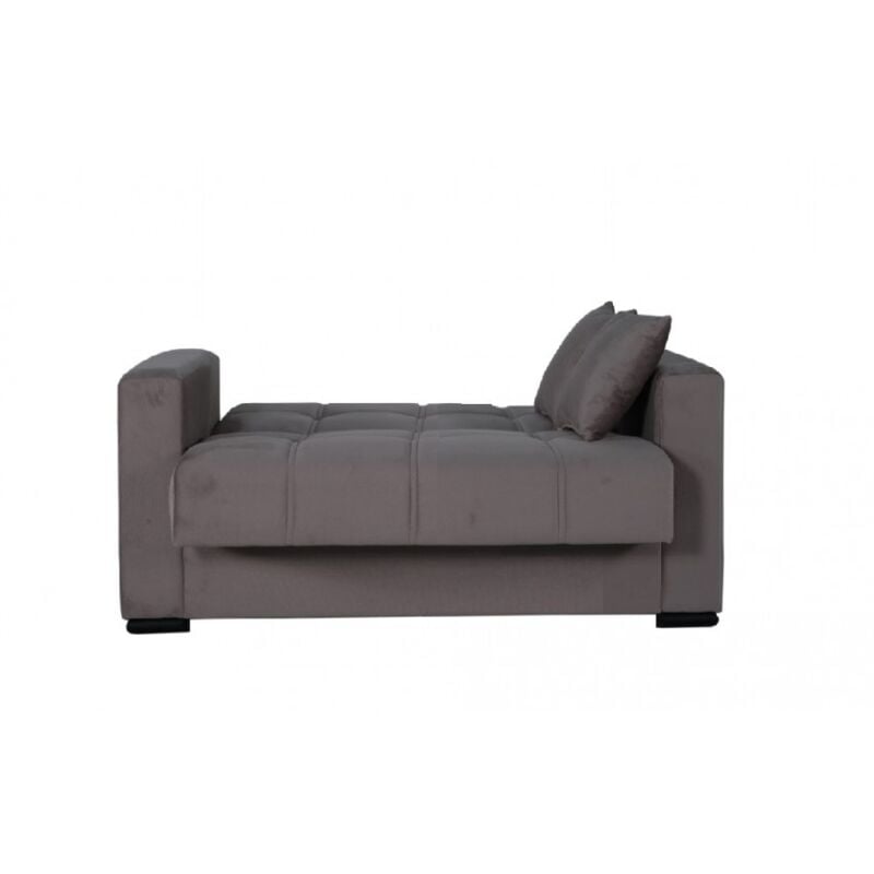 Abitare - Canapé-lit deux places 152x85 cm couleur beige foncé - Iseo