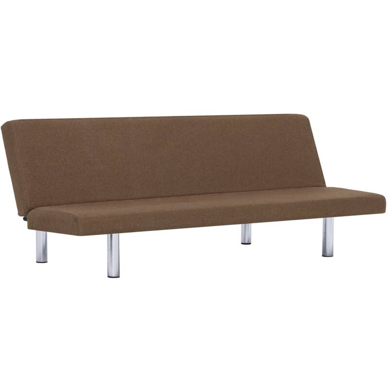 Canapé-lit Polyester Marron