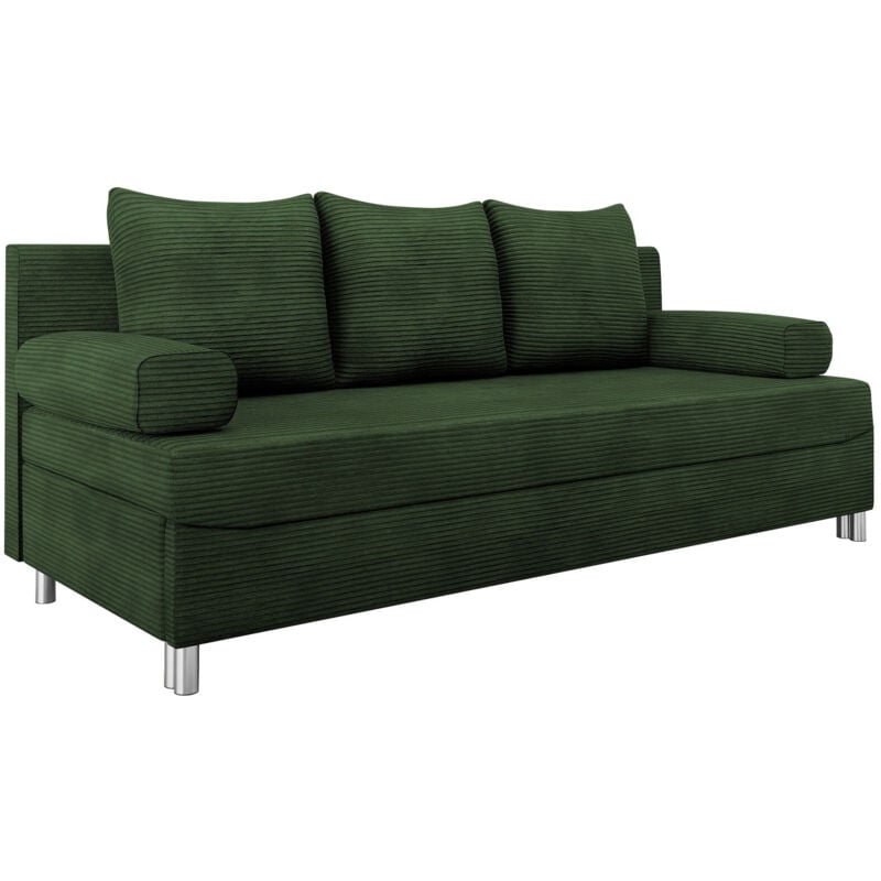Mobilier1 - Canapé convertible Comfivo 125, Poso 14, Boîte de literie, 0, 86x192x80cm