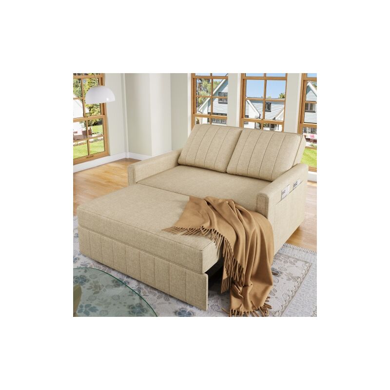 Canapé - lit pliant multifonctionnel avec fonction couchage, canapé, idéal pour les petites chambres, idéal pour les familles ou les dortoirs,