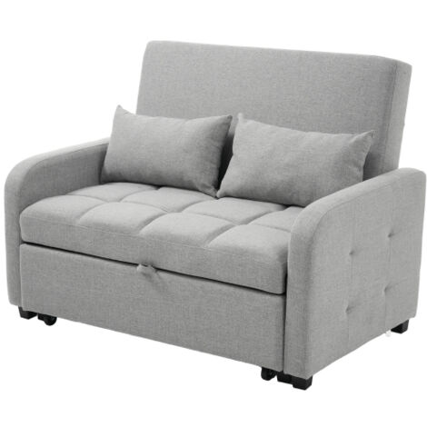 Canapé-Lit Pliant Multifonctionnel Tissu Respirant Dossier Réglable Format Compact Gain de Place Confortable pour Petit Appartement Résidence Étudiante