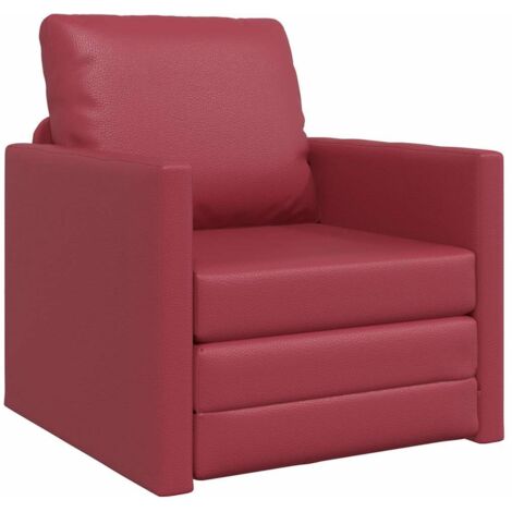 Canapé-lit，Canapé convertible Bordeaux 74 x 77 x 81 cm Velours CFW68984