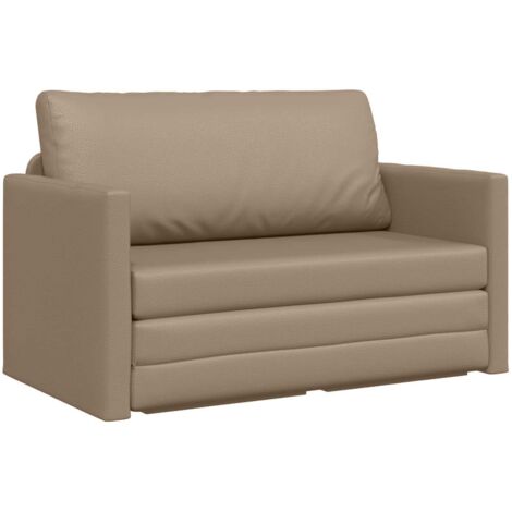 Canapé-Lit,Lit de jour,Lit de repos 110cm Cappuccino Simili cuir