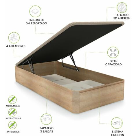 Canapé Luxury Plus 3D Roble 90x190