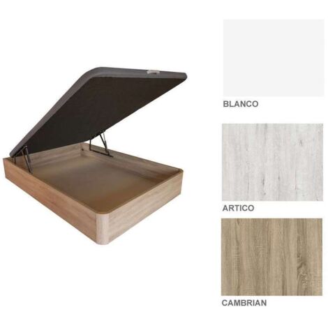 IMPT-HOME-DESIGN con cajones Sara de 150 x 200 cm en varios colores. Color Blanco artico