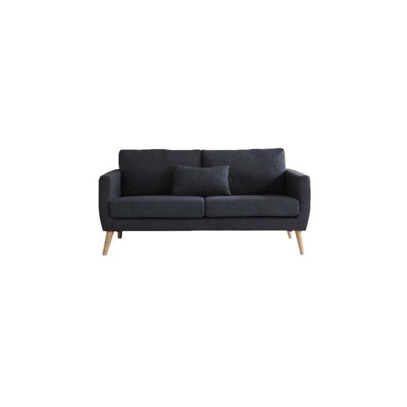 Wilsa Garden - Canapé 'Mora' Style scandinave Gris Foncé