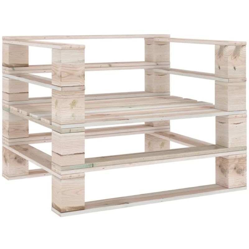 Vidaxl - Canapé palette de jardin Bois de pin imprégné