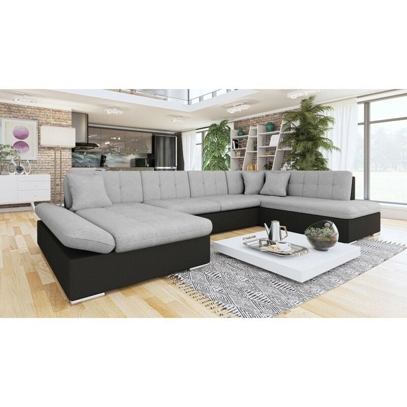 Canapé d'angle Noir Confort Promotion