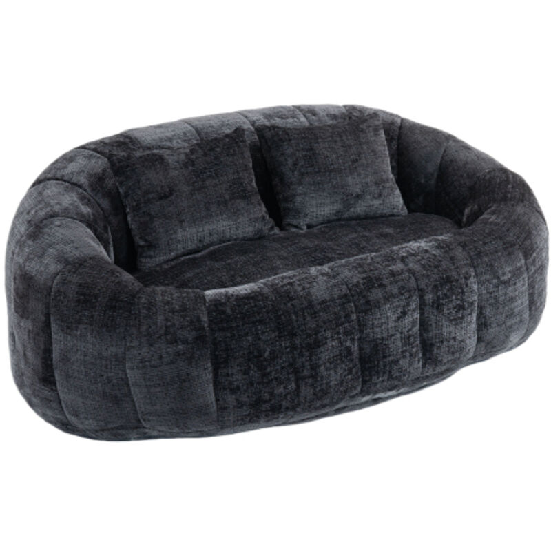 Canapé poire, canapé relax, fauteuil poire confortable et résistant à dossier haut, pour adultes et enfants, d'intérieur et d'extérieur, fauteuil de