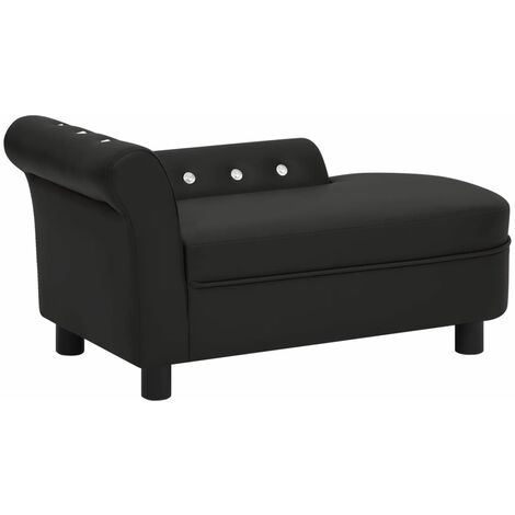 vidaXL Canapé pour Chien 83x45x42 cm Similicuir Sofa Animaux Multicolore