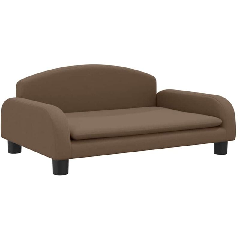 Canapé pour enfants marron 70x45x30 cm tissu Vidaxl