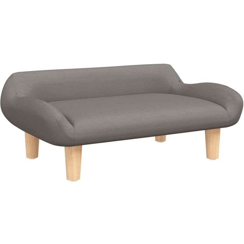 Vidaxl - Canapé pour enfants taupe 70x40x24 cm tissu