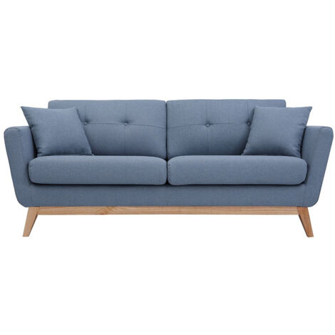 Canapé scandinave 3 places tissu - 190cm - HOGA