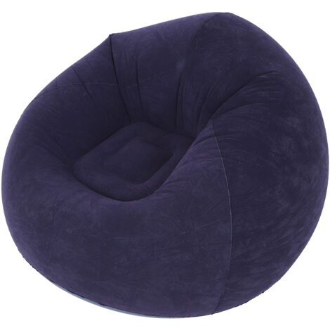Canapé Sphérique Gonflable Ultra Confortable pour Intérieur Extérieur Voyage Camping Pique-nique