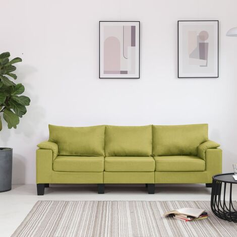 Canapé Vert tissu vidaXL