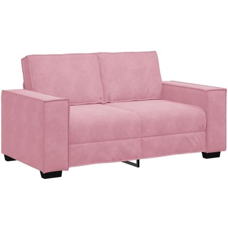 Canapé,Sofa pour Salon à 2 places Rose 120 cm Velours CFW10569