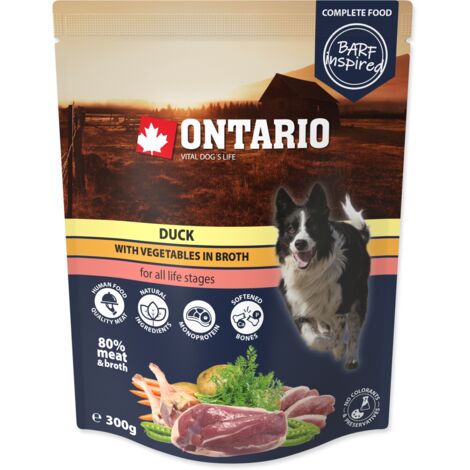 Canard de l'Ontario aux légumes en bouillon 300 g