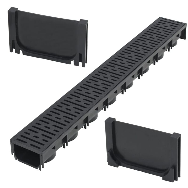 Canaux de drainage Plastique 1 m