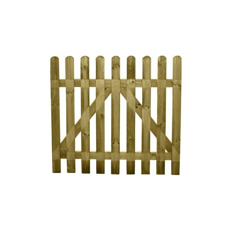 

Verja de madera para jardín 100 x 100 cm