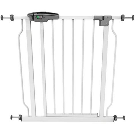 cancelletto bimbi armonia "clic-clac" bianco in metallo 75x78h cm